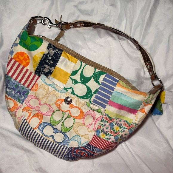 2006 Coach Colorful Patchwork Women's Bag - Picture 1 of 8